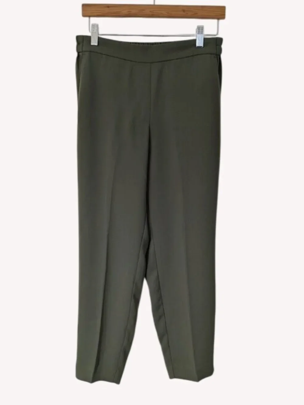 J.‎ Crew Olive Green Jamie Pants Pull On Pockets Size 8